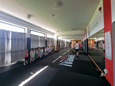 Samurai Gym – uvodni pozdrav pred telovadbo