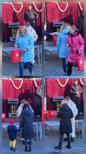 Darila za skupine so prevzele vzgojiteljice