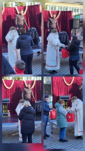 Dedek Mraz je vsaki posebaj voščil