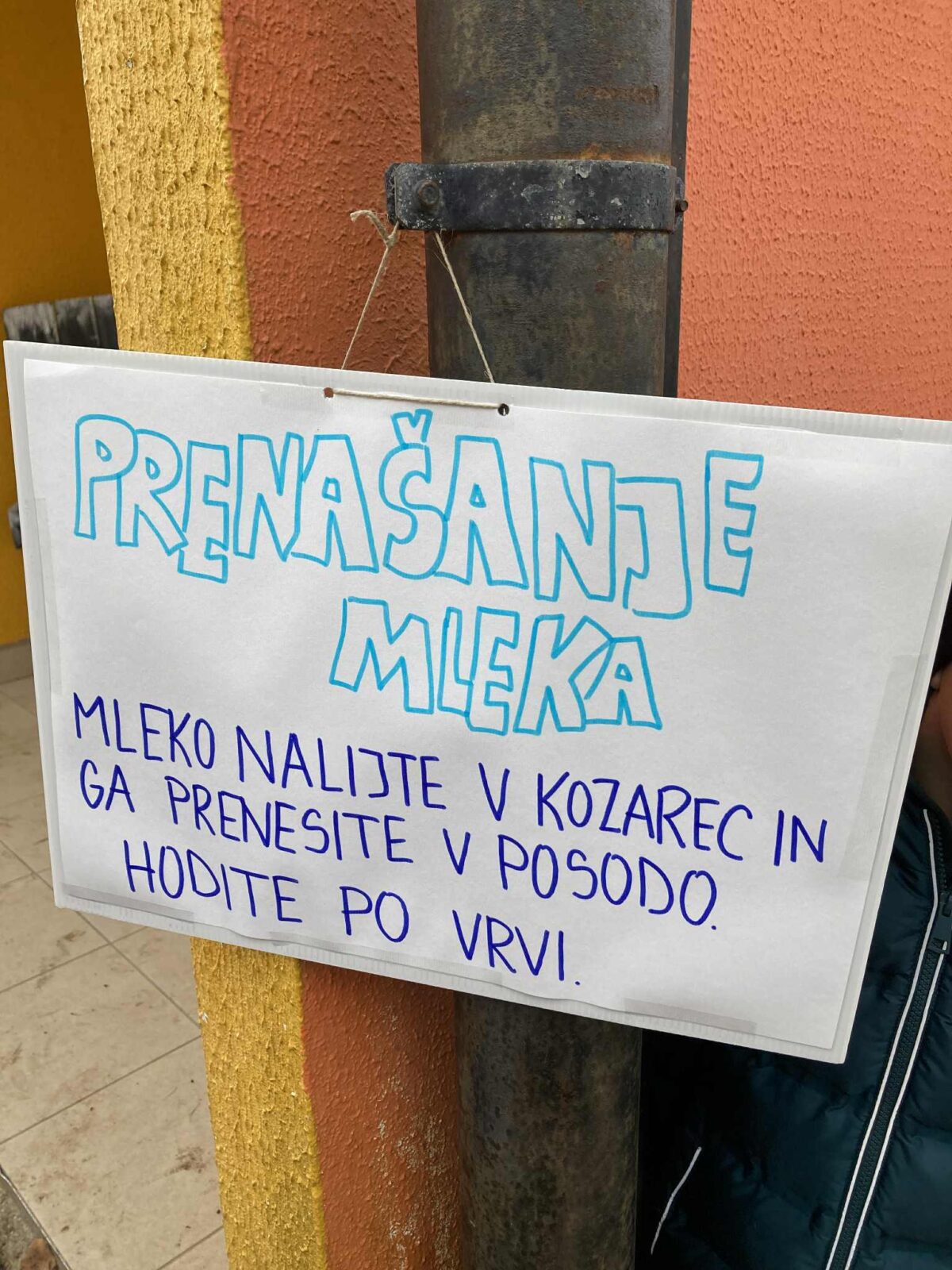 Navodilo za izpeljavo naloge- mlekastično(1)