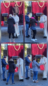 Vsaka skupina je dobila veliko vrečko