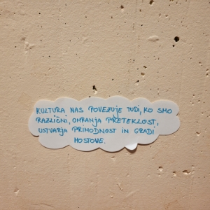 Kultura naj postane del nas