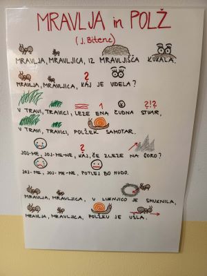 Ko beseda zaživi – skupina Mravljica