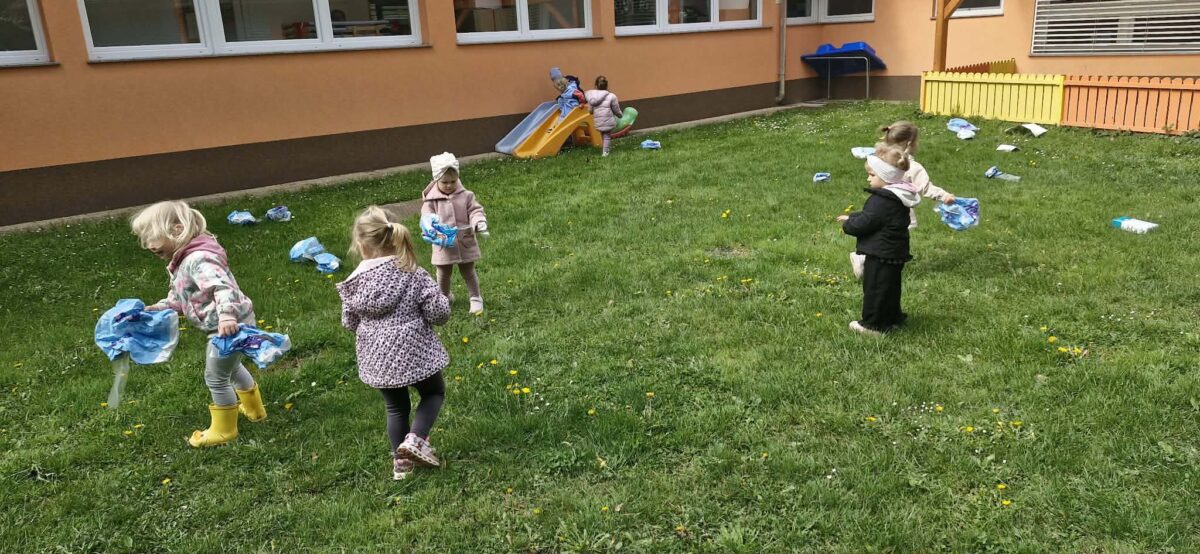 Čistilna akcija – otroci pobirajo smeti1