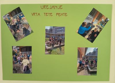 EkoVrtilnica – izdelava plakata o opravljenem delu na vrtu