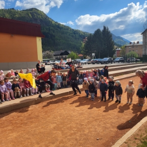 Otroci iz skupine Medvedek