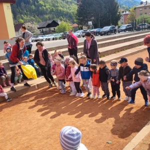 Otroci iz skupine Sovica