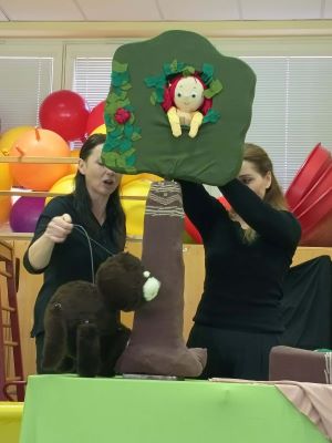 Predstava Jagoda – prihod medveda