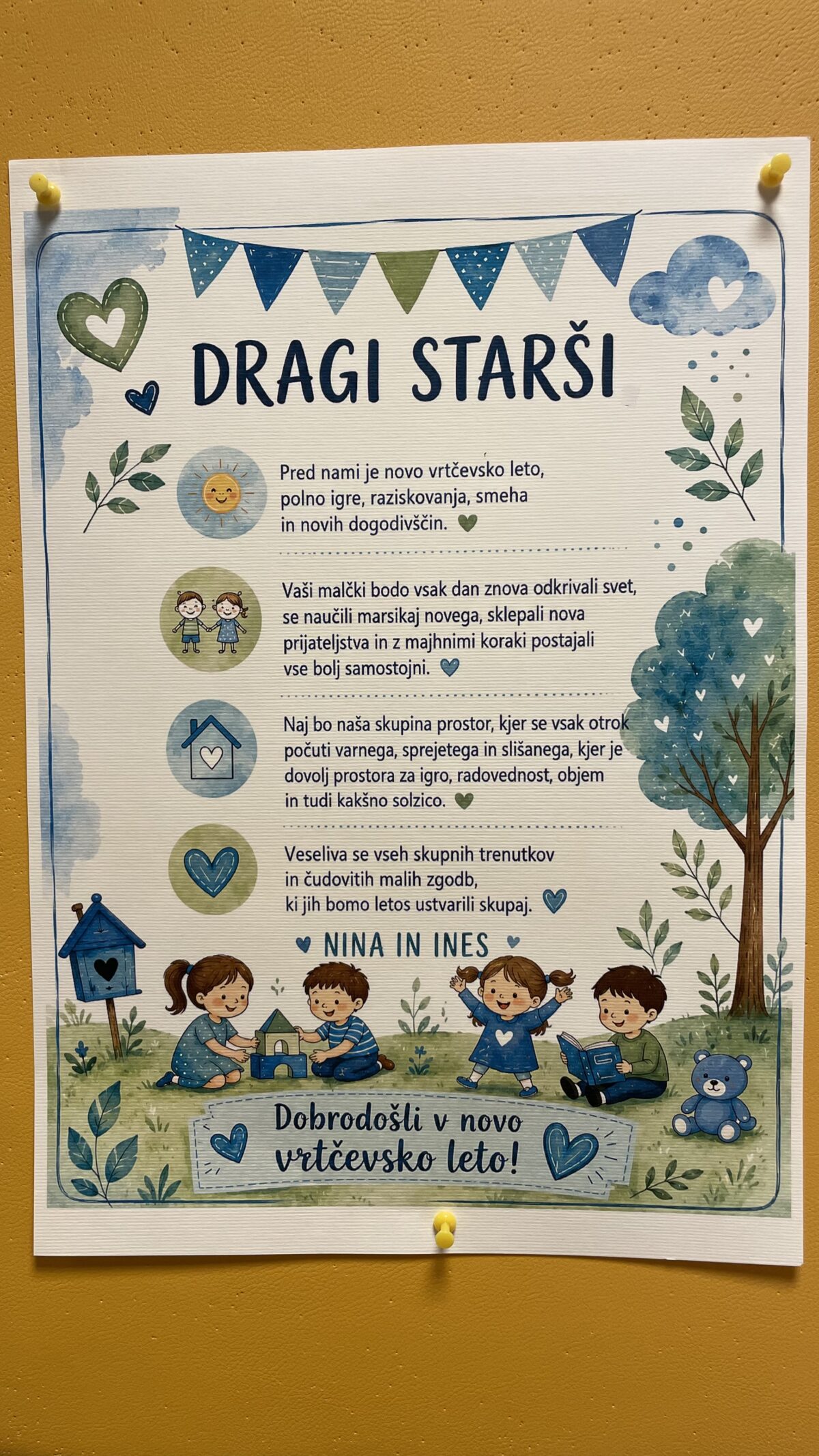 Dobrodoslica 2026-27 oglasna deska Levček